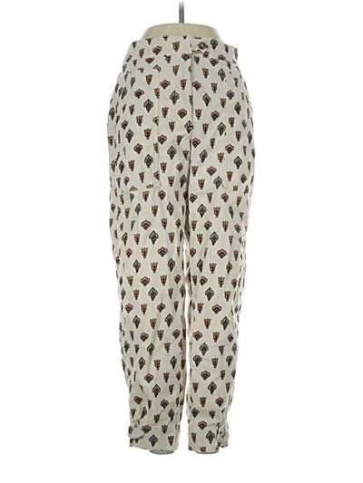 Pre-owned By Anthropologie Casual Pants In Ivory
