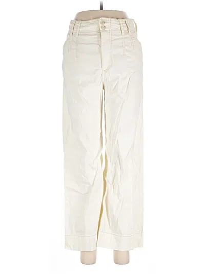 Pre-owned By Anthropologie Casual Pants In Ivory