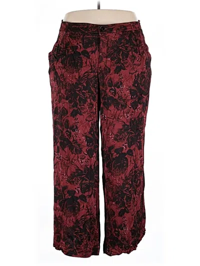 Pre-owned By Anthropologie Casual Pants In Red