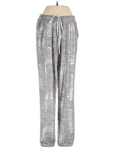 Pre-owned By Anthropologie Casual Pants In Silver