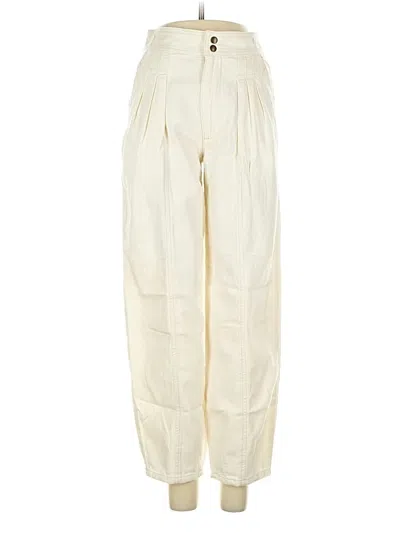 Pre-owned By Anthropologie Casual Pants In White