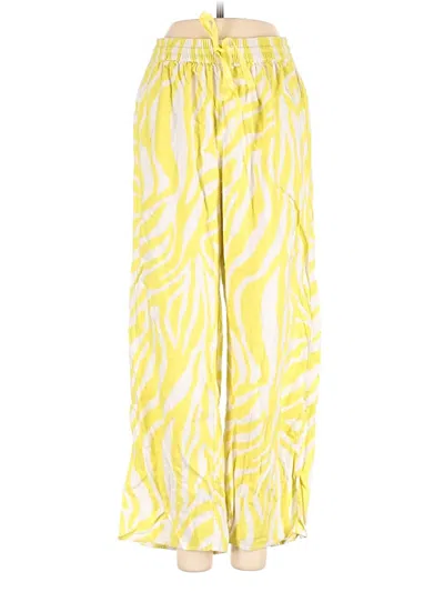 Pre-owned By Anthropologie Casual Pants In Yellow
