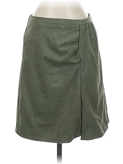 Pre-owned By Anthropologie Casual Skirt In Green