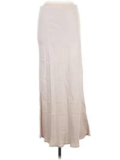 Pre-owned By Anthropologie Casual Skirt In Ivory