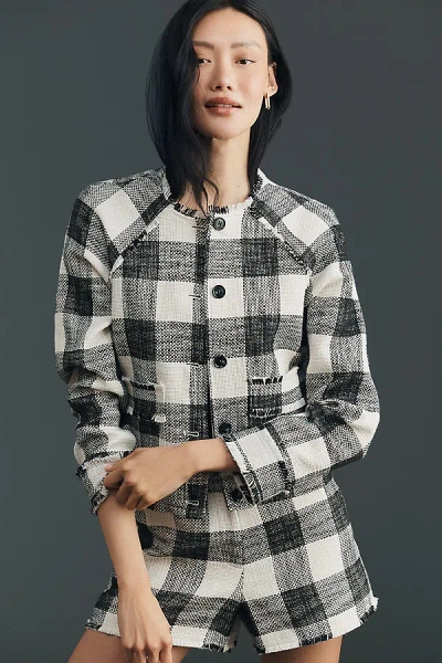 By Anthropologie Central Park West Tailored Jacket In Black