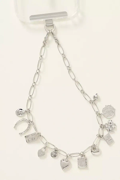 By Anthropologie Charm Phone Chain In Metallic