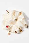 By Anthropologie Charm Scrunchie In White
