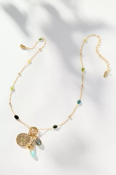 By Anthropologie Charmed Pendant Necklace In Gold