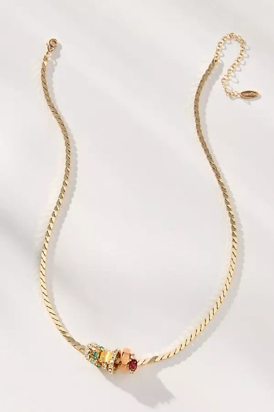 By Anthropologie Charmed Up Snake Chain Necklace
