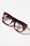 By Anthropologie Chunky Cara Translucent Reading Glasses In Purple