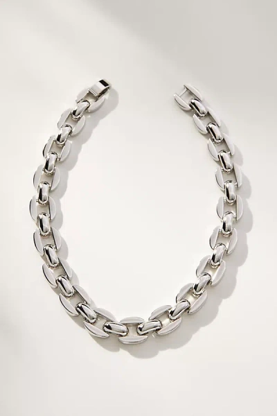 By Anthropologie Chunky Chain Necklace In Silver