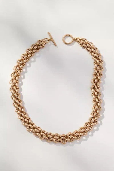 By Anthropologie Chunky Collar Necklace In Gold