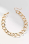 By Anthropologie Chunky Link Necklace In Gold