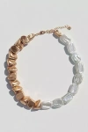 By Anthropologie Chunky Pearl Beaded Necklace