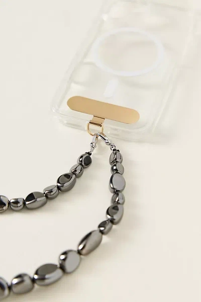 By Anthropologie Chunky Phone Chain In Gray