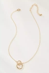 By Anthropologie Circle Charm Necklace In Gold