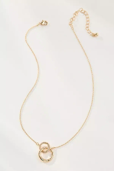 By Anthropologie Circle Charm Necklace In Gold