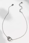 By Anthropologie Circle Charm Necklace In Silver