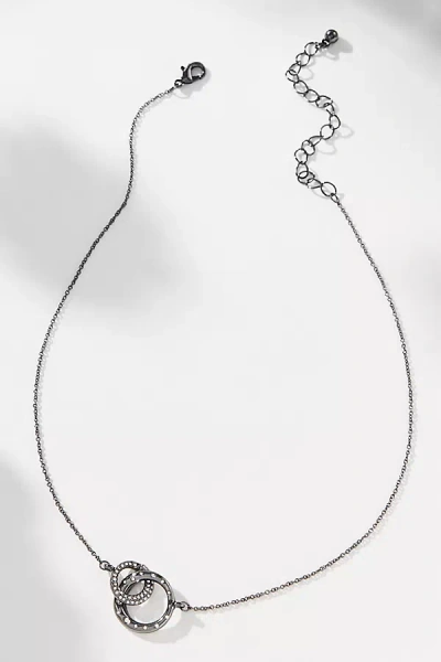 By Anthropologie Circle Charm Necklace In Silver