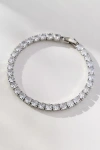 By Anthropologie Circle Crystal Bracelet In Silver