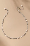 By Anthropologie Circle Link Crystal Necklace