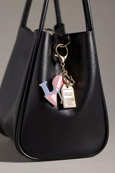 By Anthropologie City Bag Charm In Red