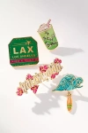 By Anthropologie City Brooches, Set Of 4 In Green