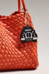 By Anthropologie City Collection Beaded Bag Charm In Black