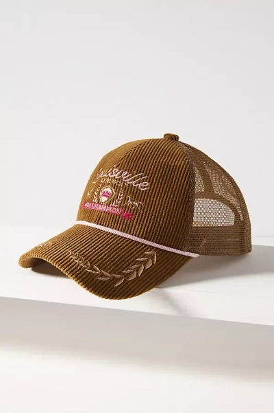By Anthropologie City Trucker Hat In Green