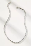 By Anthropologie Classic Tennis Necklace In Grey