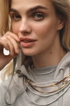 By Anthropologie Classic Tennis Necklace In Silver
