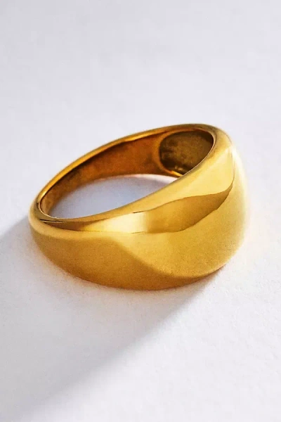 By Anthropologie Clean Stack Ring In Gold