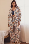 By Anthropologie Cloud Flannel Pajama Top In White