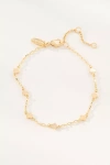By Anthropologie Clover Chain Wrap Bracelet In Gold