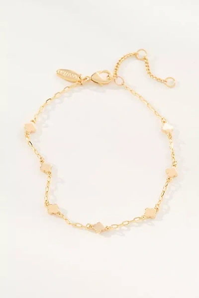 By Anthropologie Clover Chain Wrap Bracelet