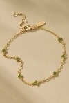 By Anthropologie Clover Chain Wrap Bracelet In Sand