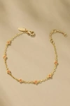 By Anthropologie Clover Chain Wrap Bracelet In Brown