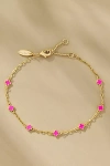 By Anthropologie Clover Chain Wrap Bracelet In Purple