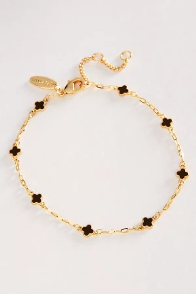 By Anthropologie Clover Chain Wrap Bracelet In Gold