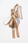 By Anthropologie Clubhouse Bow Hair Claw Clip In Beige