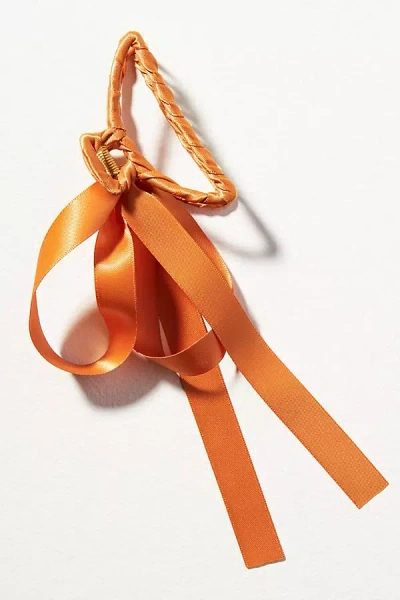 By Anthropologie Clubhouse Bow Hair Claw Clip In Brown