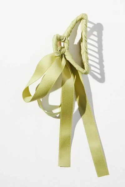 By Anthropologie Bow Hair Claw Clip In Green