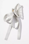 By Anthropologie Clubhouse Bow Hair Claw Clip In Grey