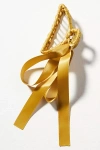 By Anthropologie Clubhouse Bow Hair Claw Clip In Yellow