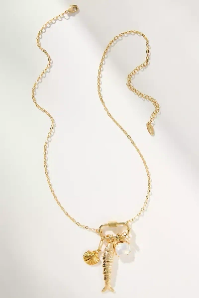 By Anthropologie Cluster Charm Icon Necklace
