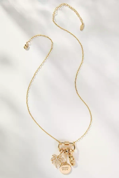 By Anthropologie Cluster Charm Icon Necklace