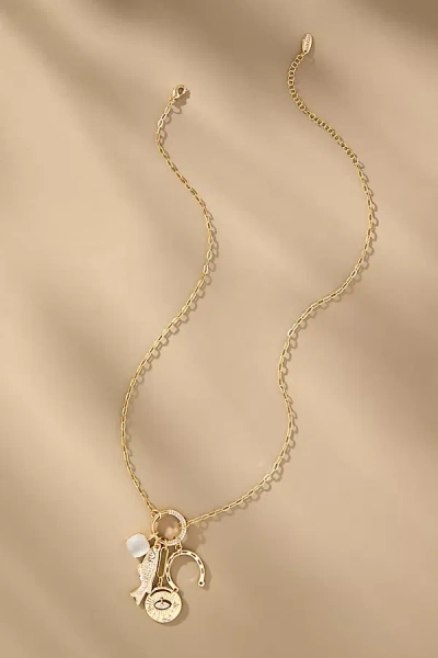 By Anthropologie Cluster Charm Icon Necklace