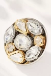 By Anthropologie Clustered Crystal Brooch In Gold