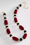 By Anthropologie Coastal Beaded Necklace In Brown