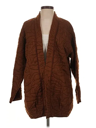 Pre-owned By Anthropologie Coat In Brown